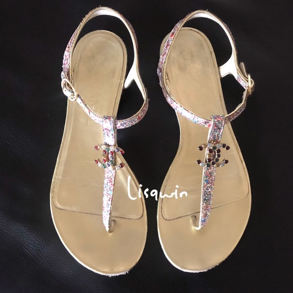 chanel thong sandals 2018